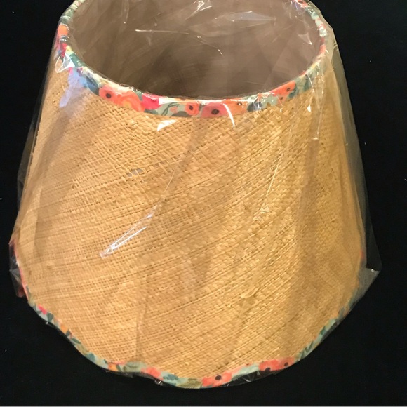 Round Table Lamp Natural Shade with Garden Party Trim - Rifle Paper Co. - Picture 8 of 8